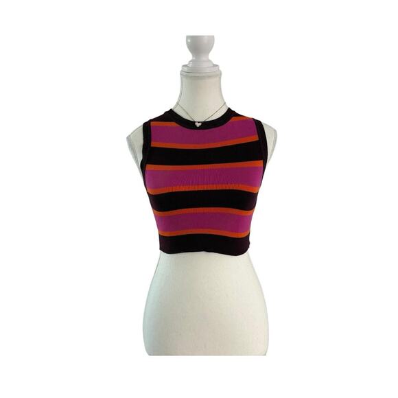 Zara Size Small Thick Wuality Striped Top - Picture 1 of 5